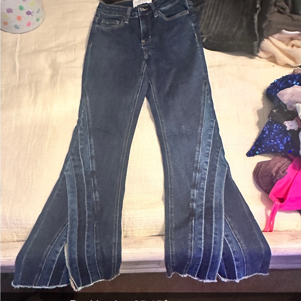 Flying Monkey Dark Blue Flare Jeans